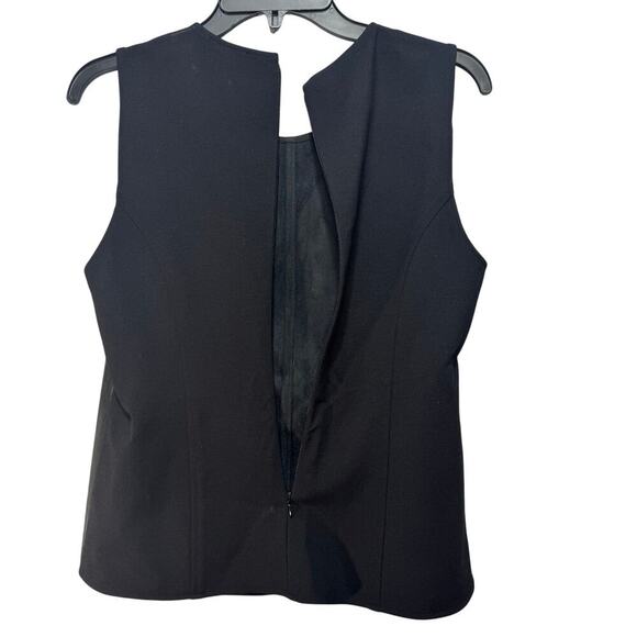 Vince Camuto Black Faux Leather Women’s Vest - Picture 4 of 6